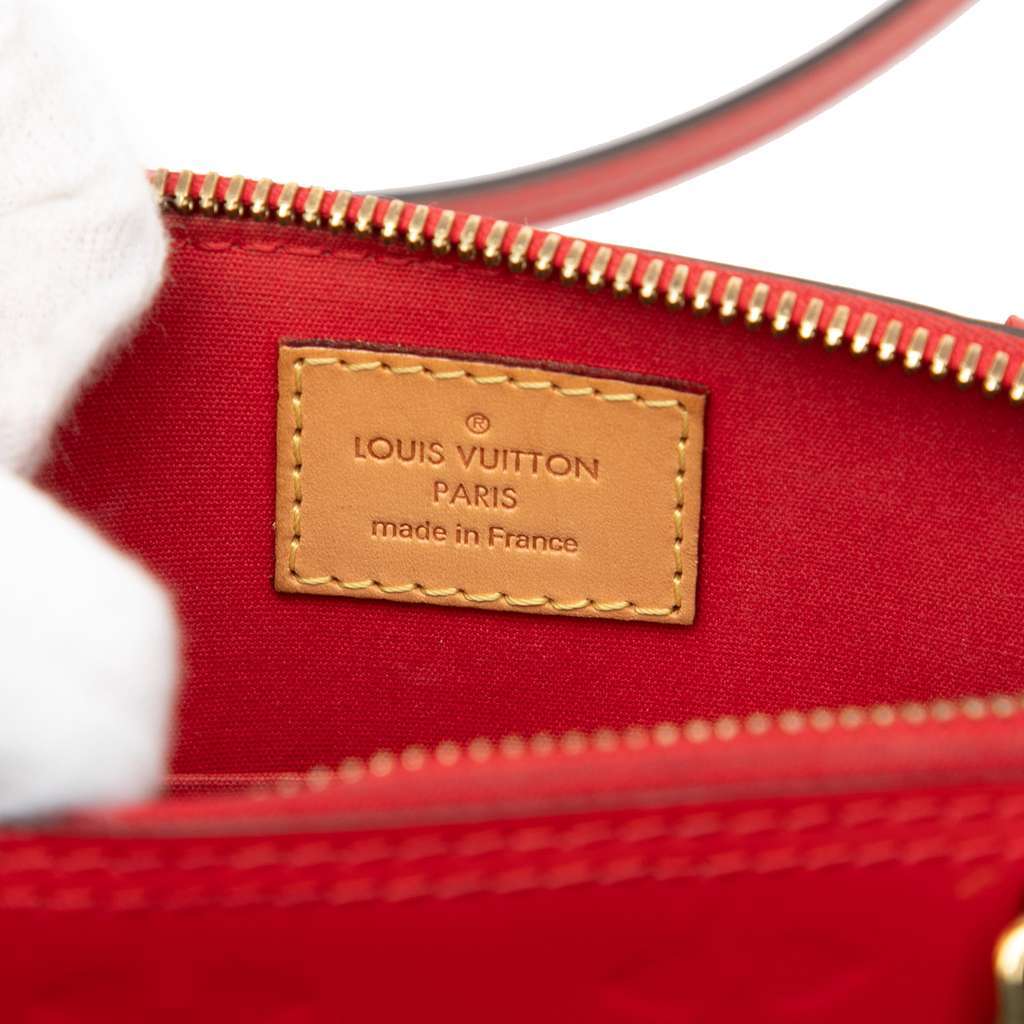 Louis Vuitton Monogram Vernis Alma BB Red Leather Very good condition - Box View
