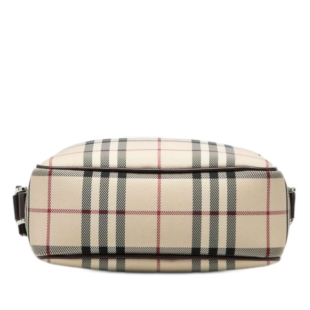Burberry House Check Canvas Crossbody Beige Very good condition - Inside View