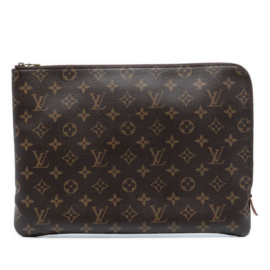 Louis Vuitton Monogram Etui Voyage MM Brown Very good - Front View