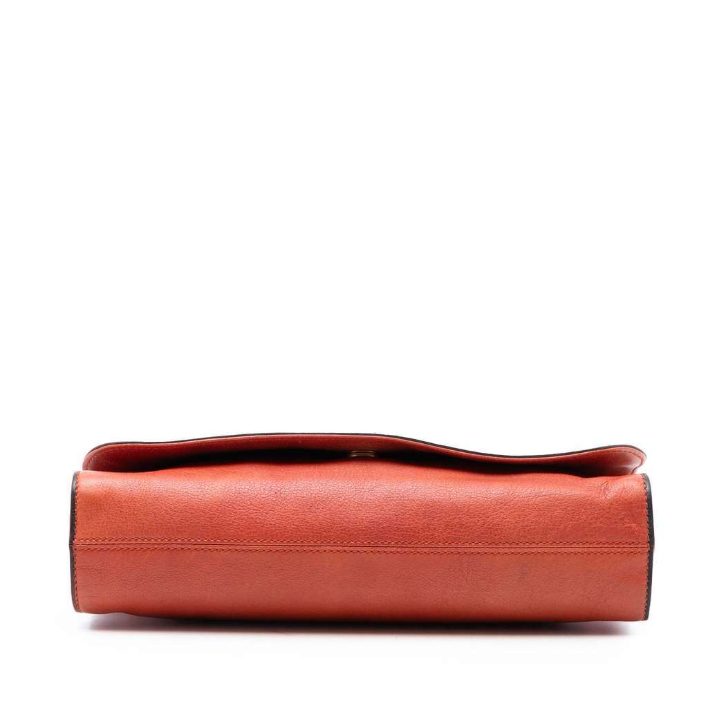 Gucci Leather Harness Shoulder Bag Orange Leather Very good condition - Inside View