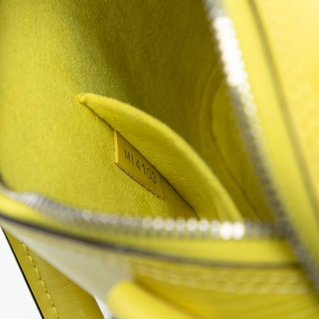 Louis Vuitton Epi Alma BB Yellow Leather Very good condition - Box View
