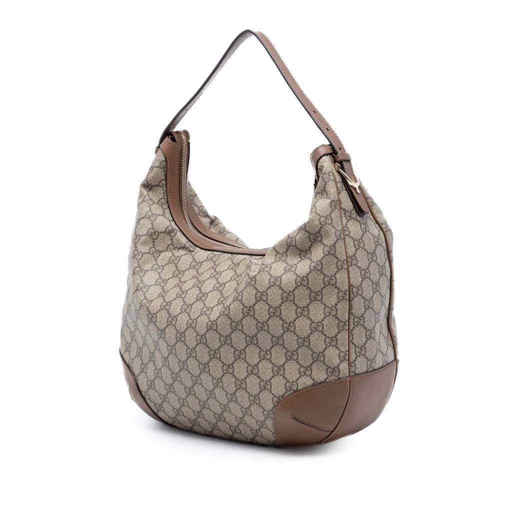 Gucci GG Supreme Nice Shoulder Bag Beige Very good condition - Back View