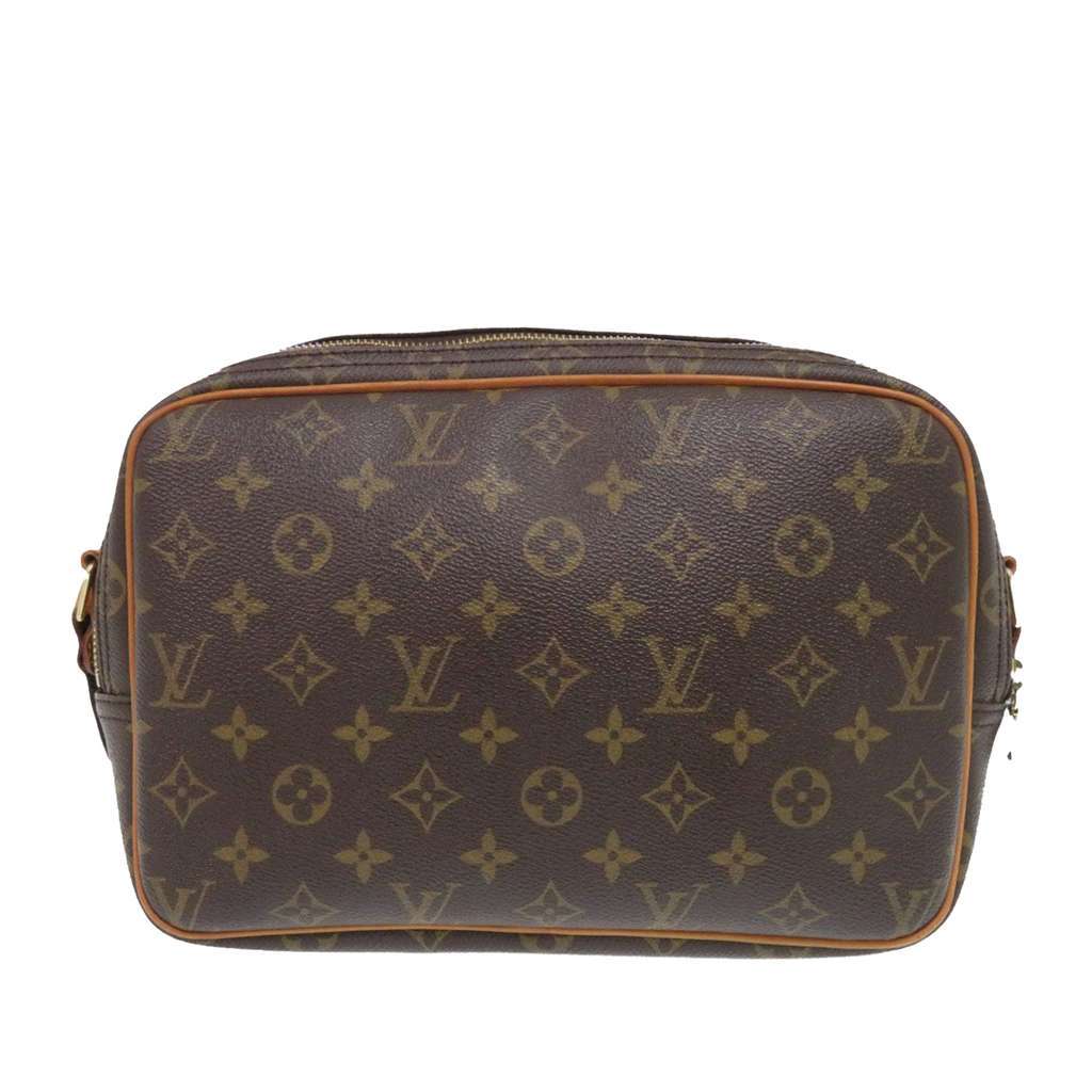 Louis Vuitton Monogram Reporter PM Brown Very good condition - Back View