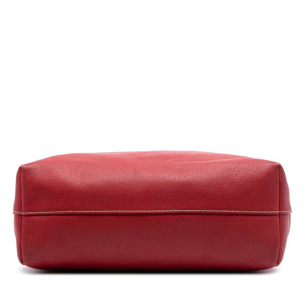Prada Vitello Daino Open Convertible Tote Red Leather Very good condition - Inside View