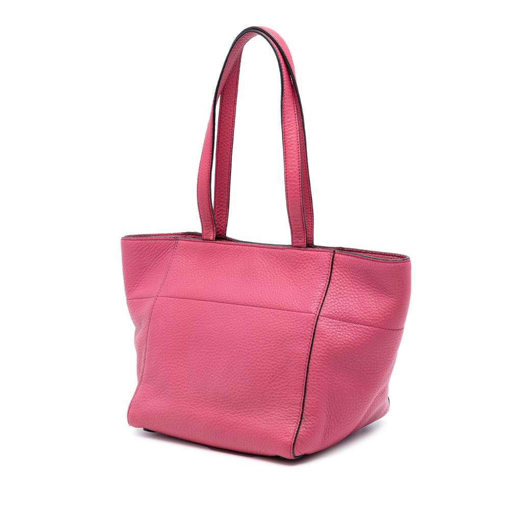 Prada Vitello Daino Tote Pink Leather Very good - Back View