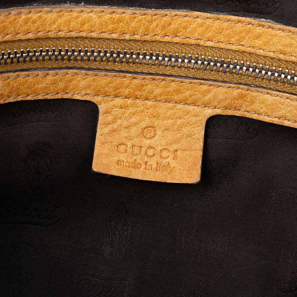 Gucci GG Canvas Bamboo Libeccio Tote Beige Very good condition - Box View