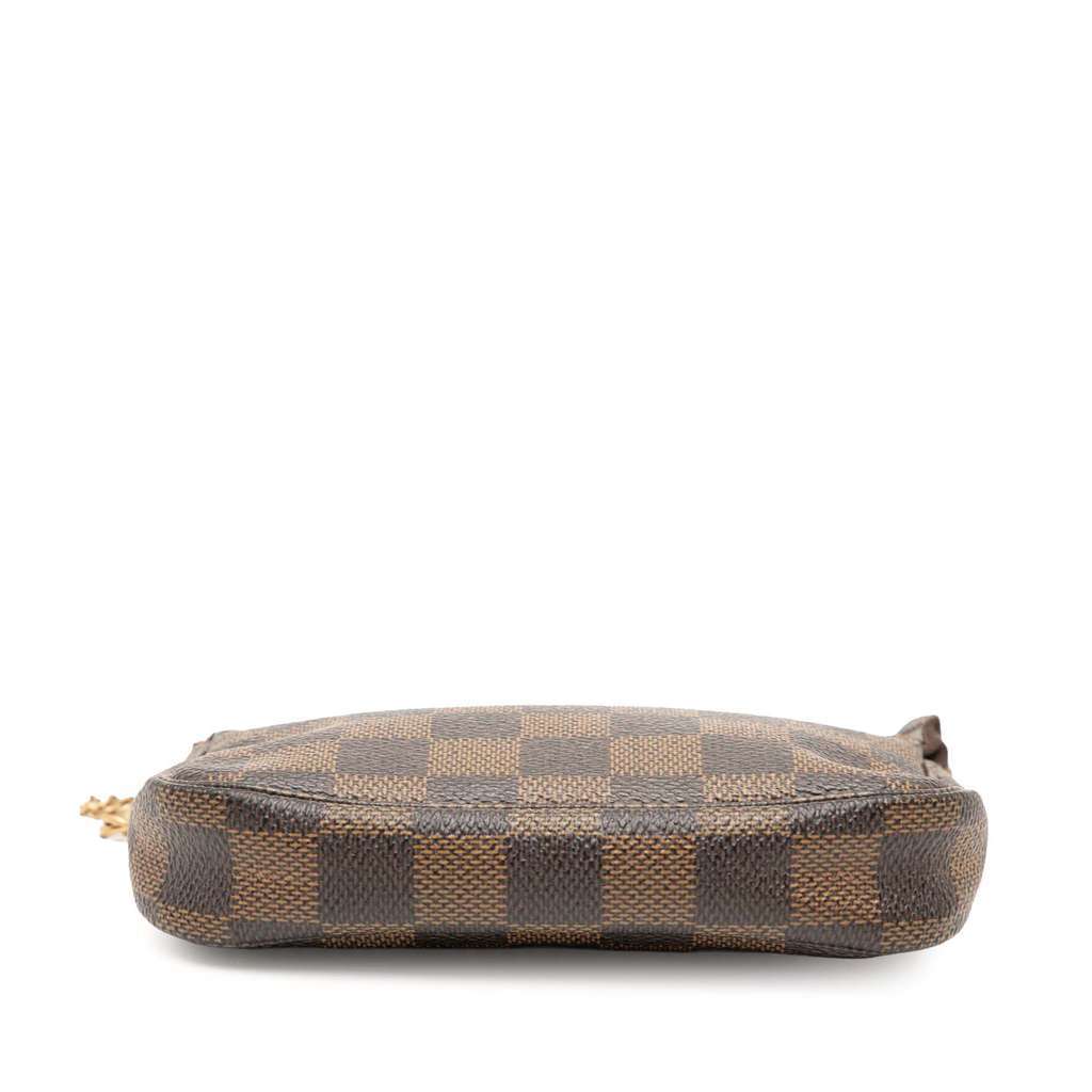 Louis Vuitton Damier Ebene Mini Pochette Accessoires Brown Very good condition - Inside View