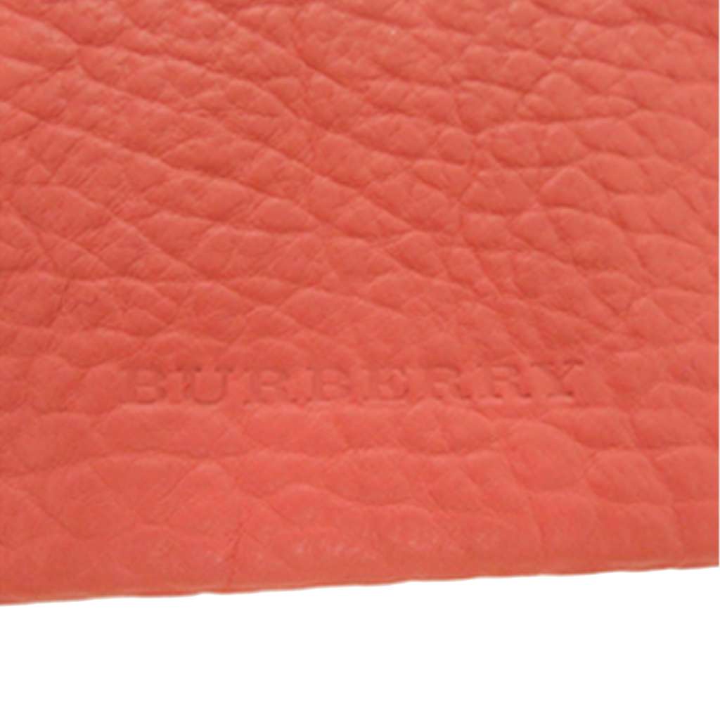 Burberry Small Embossed Grain Check Canterbury Tote Pink Leather Very good - Box View