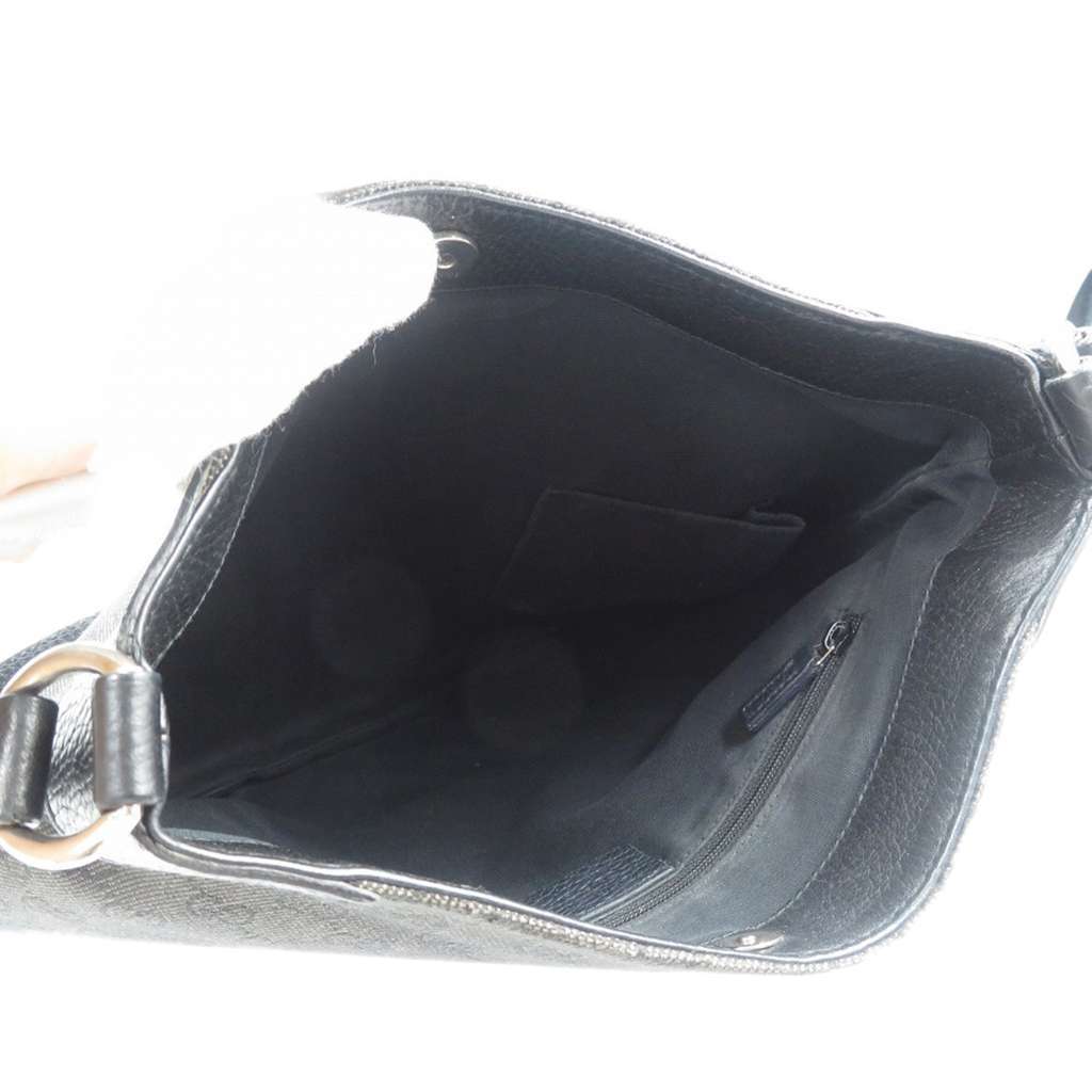 Gucci GG Denim Shoulder Bag Black Denim Very good condition - Inside View