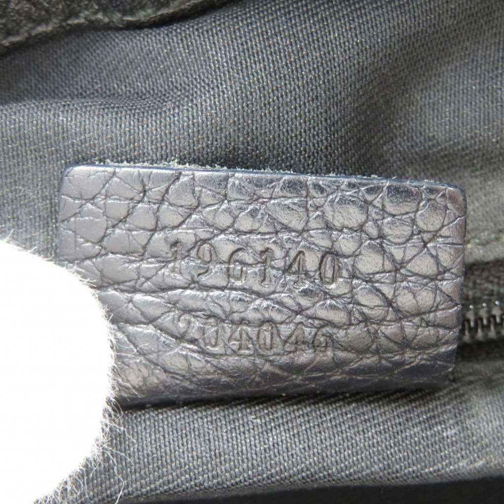 Gucci GG Denim Shoulder Bag Black Denim Very good condition - Box View