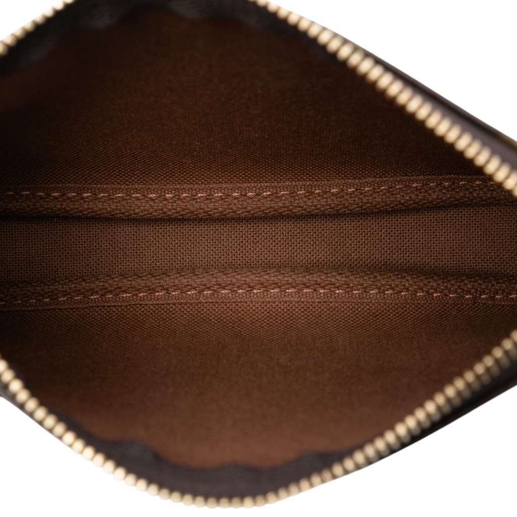 Louis Vuitton Monogram Mini Pochette Accessoires Brown Very good condition - Model View