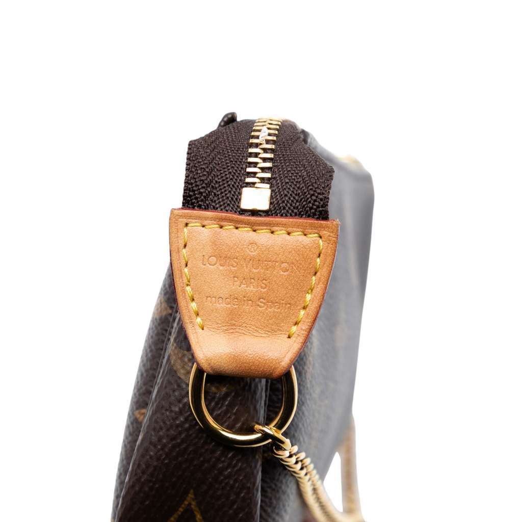 Louis Vuitton Monogram Mini Pochette Accessoires Brown Very good condition - Box View