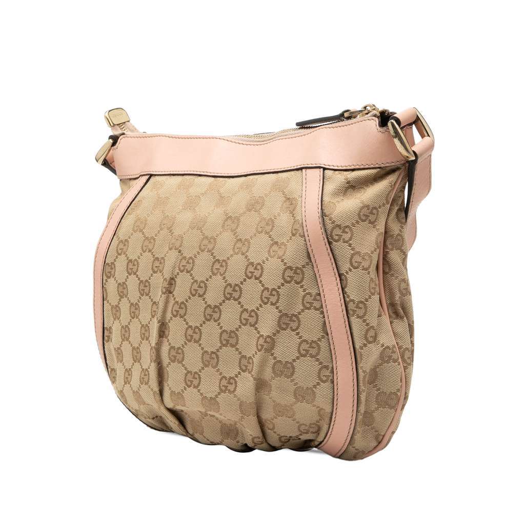 Gucci GG Canvas Abbey D Ring Crossbody Beige Canvas Very good condition - Back View
