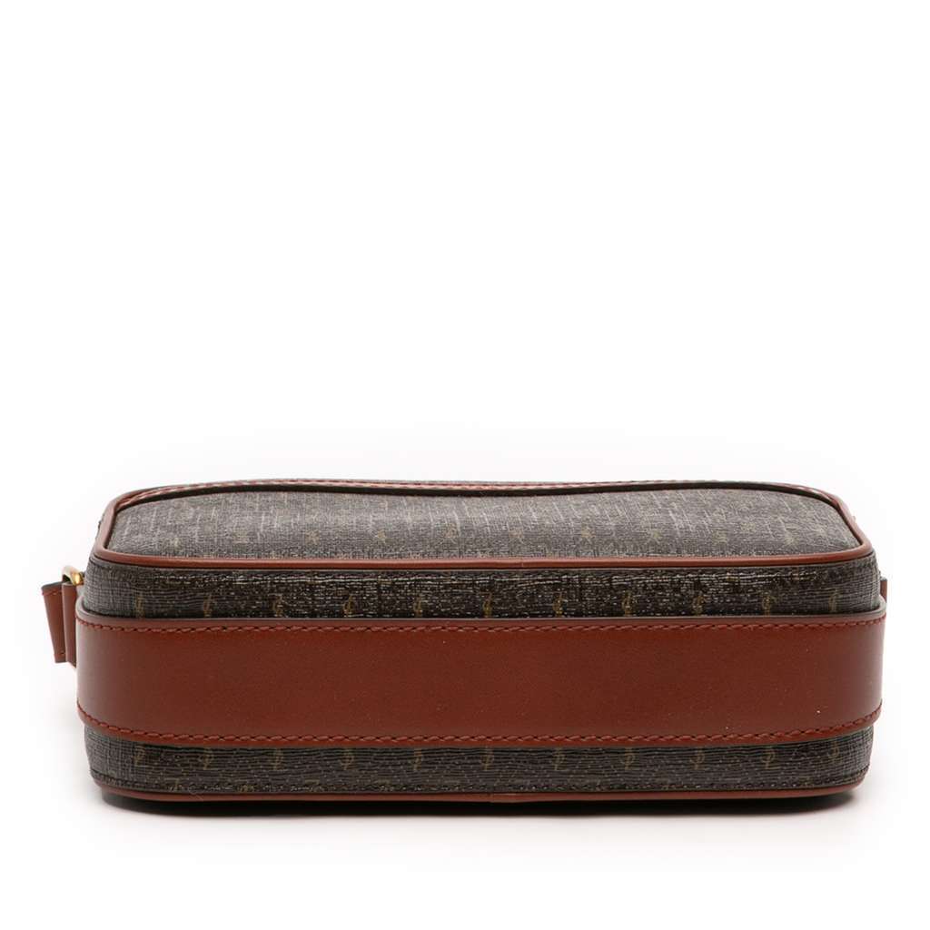 Saint Laurent Le Monogramme Coated Canvas Camera Bag Brown Canvas Very good condition - Inside View