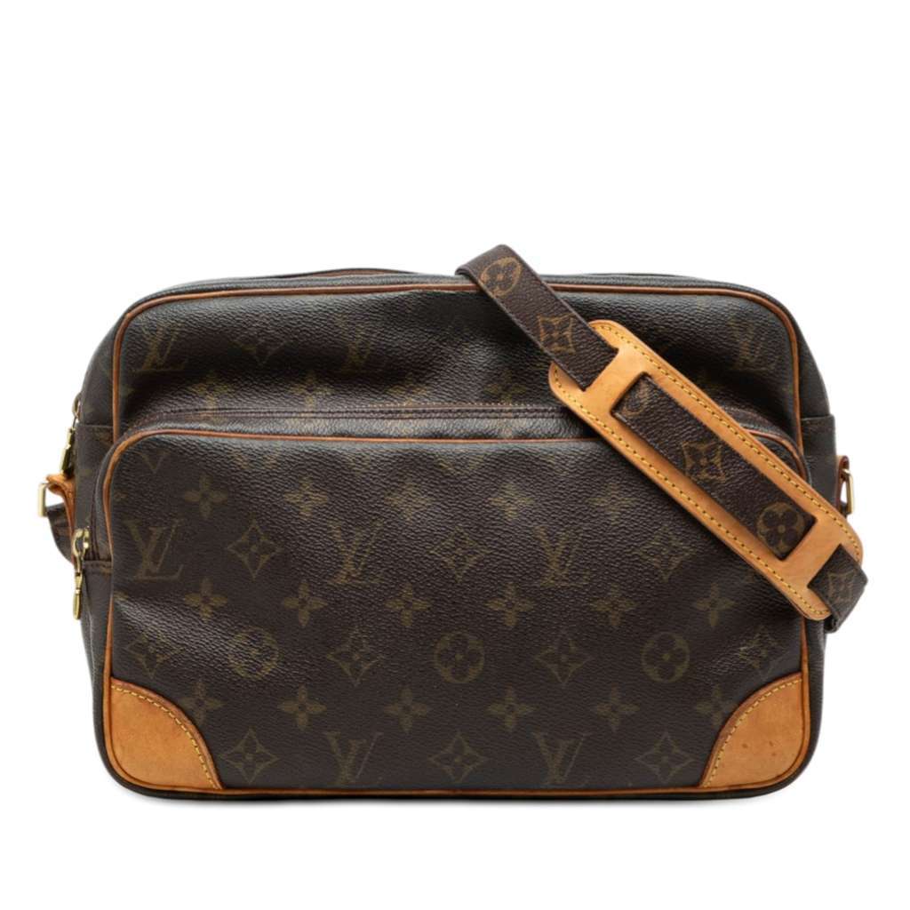 Louis Vuitton Monogram Nil Crossbody Brown Good - Front View
