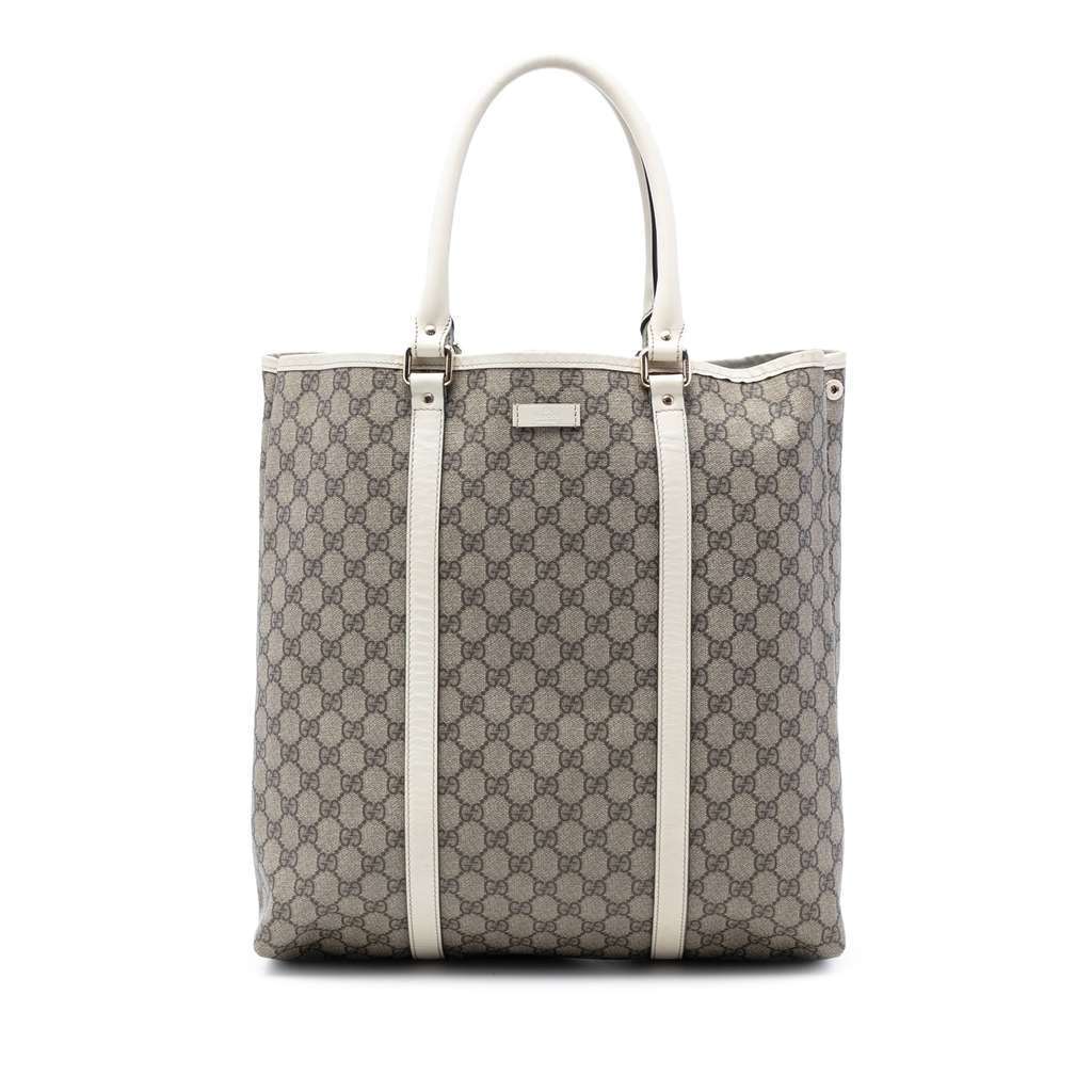 Gucci GG Supreme Joy Vertical Tote Beige Very good condition - Front View