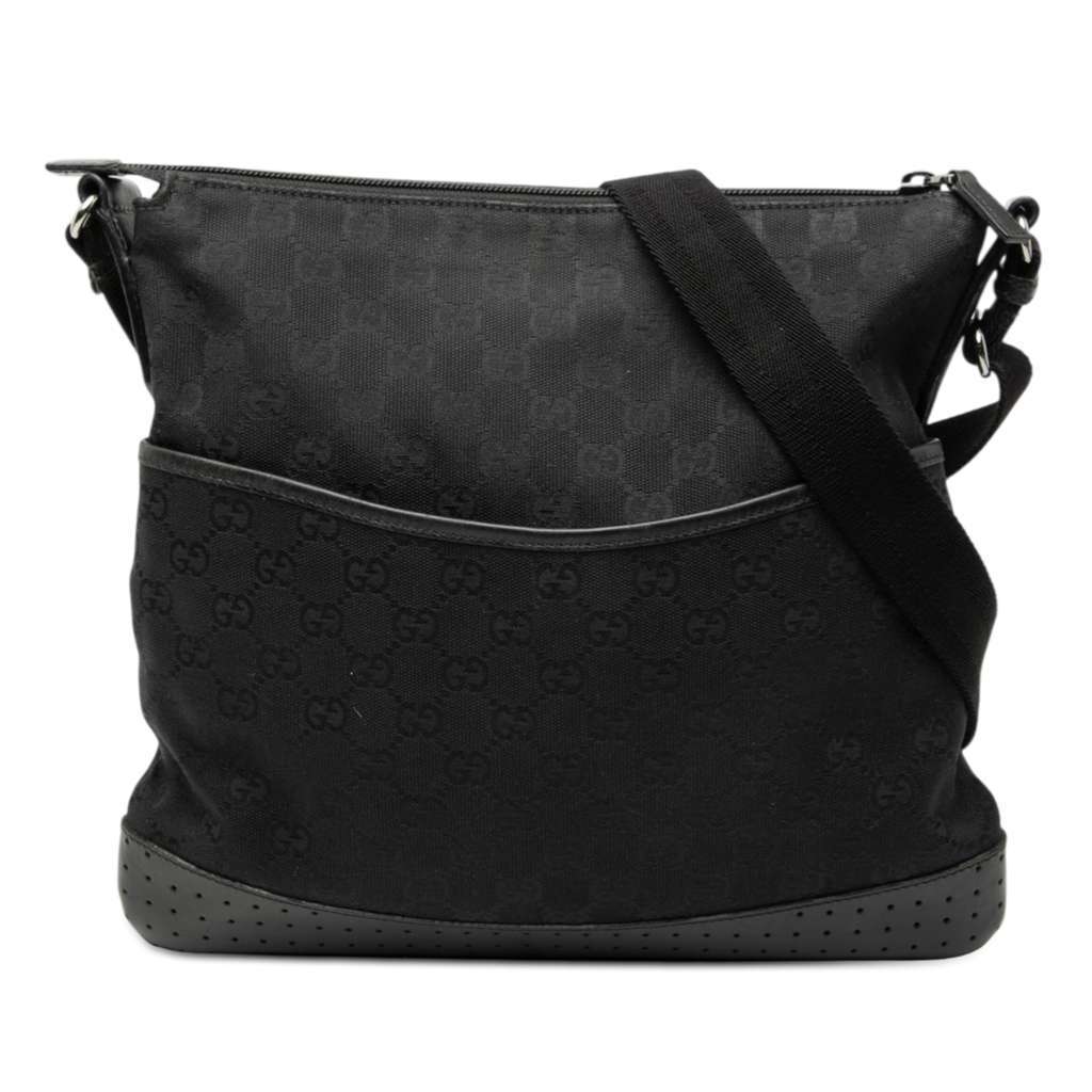 Gucci GG Canvas Crossbody Black Canvas Good condition - Front View