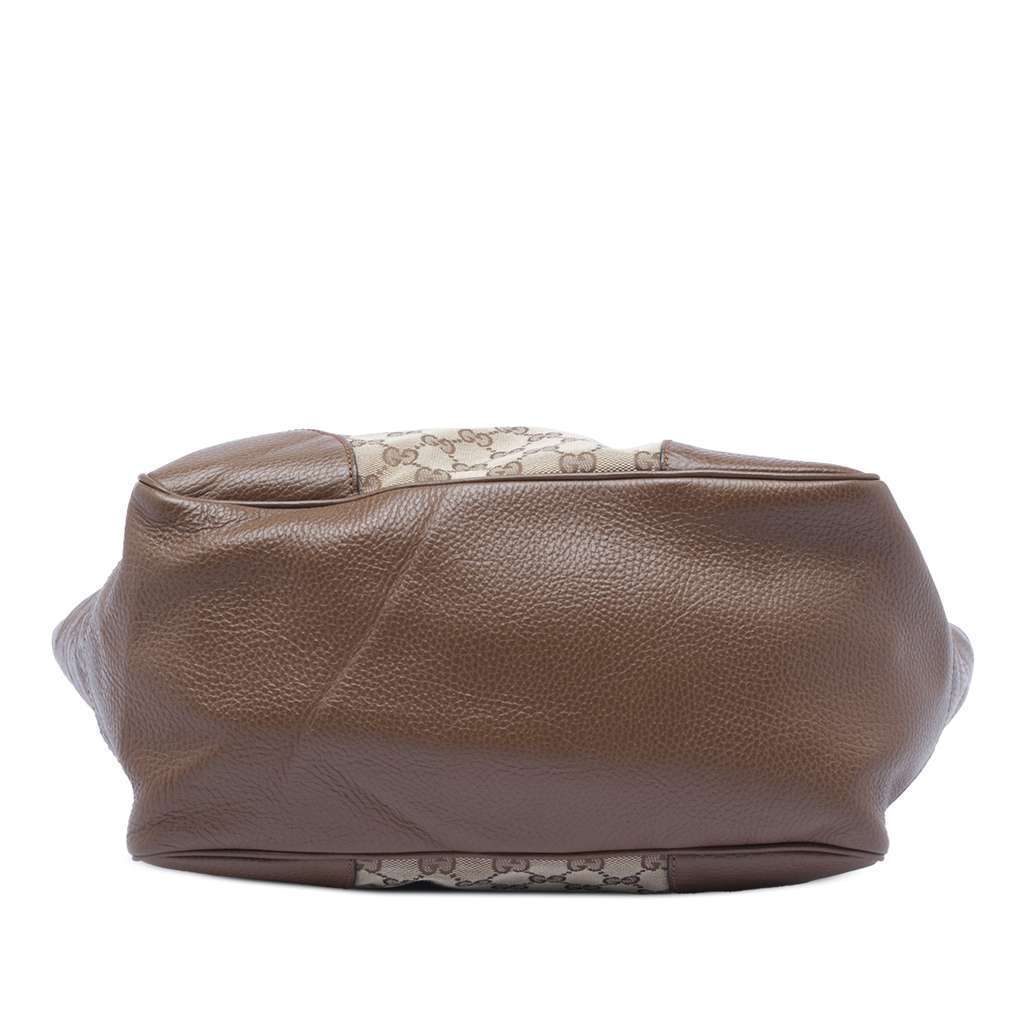 Gucci GG Canvas Bree Zippered Tote Beige Very good condition - Inside View
