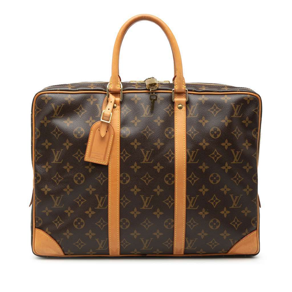 Louis Vuitton Monogram Porte Documents Voyage Brown Very good condition - Front View