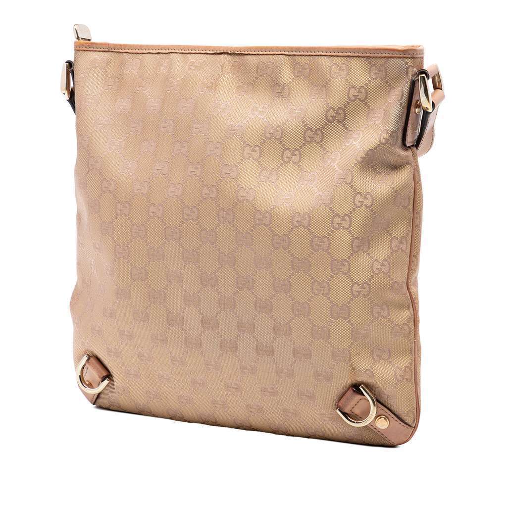 Gucci GG Canvas Abbey D Ring Crossbody Beige Very good condition - Back View