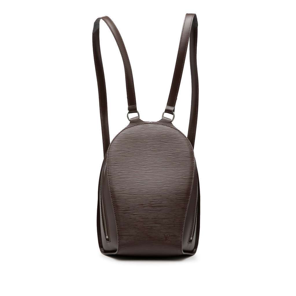 Louis Vuitton Epi Mabillon Brown Leather Very good condition - Front View