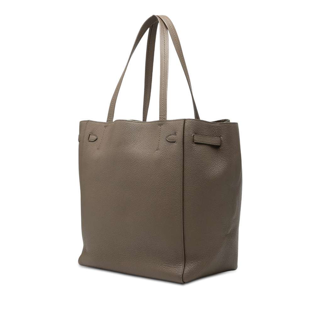 Celine Small Grained Calfskin Phantom Cabas Tote Brown Leather Very good condition - Back View