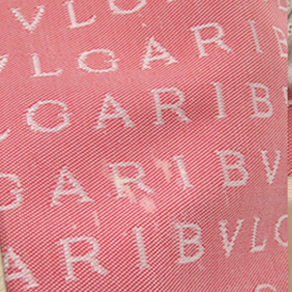 Bvlgari Logomania Canvas Tote Pink Canvas Very good condition - Box View