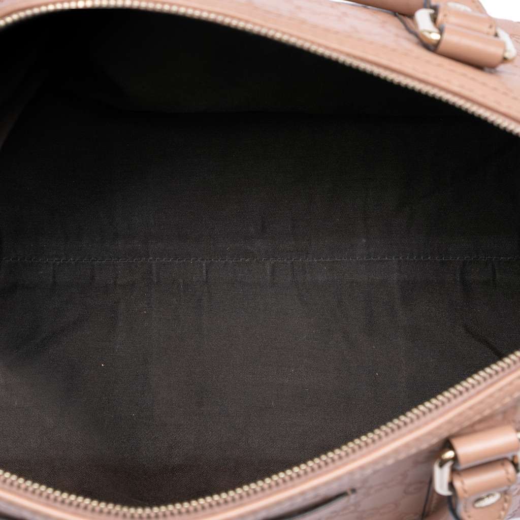 Gucci Medium Guccissima Joy Boston Bag Brown Leather Very good condition - Model View