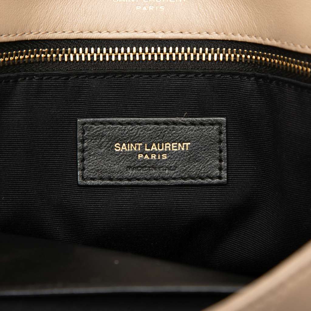 Saint Laurent Medium Calfskin Niki Beige Leather Very good condition - Box View