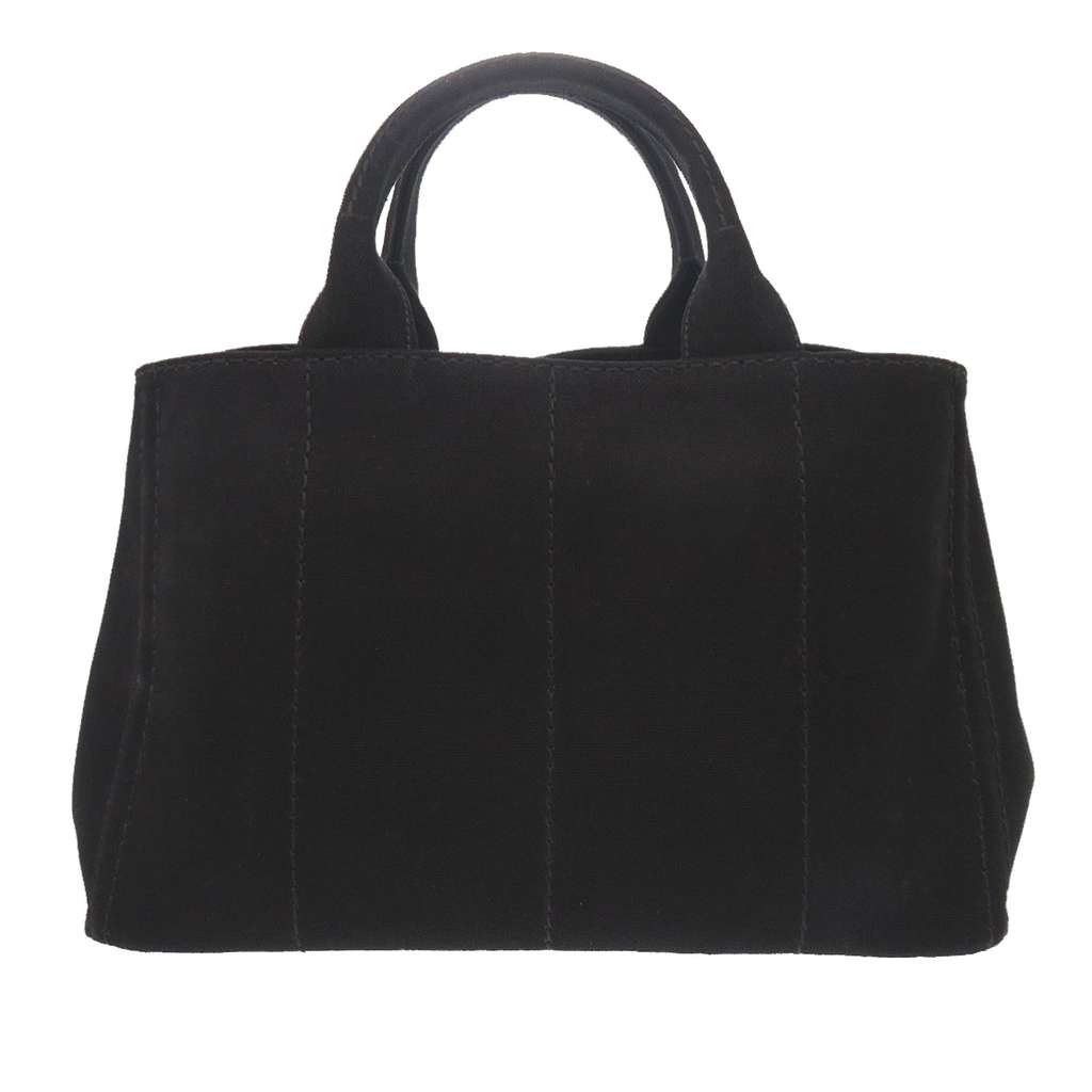 Prada Canvas Canapa Logo Satchel Black Canvas Very good condition - Back View