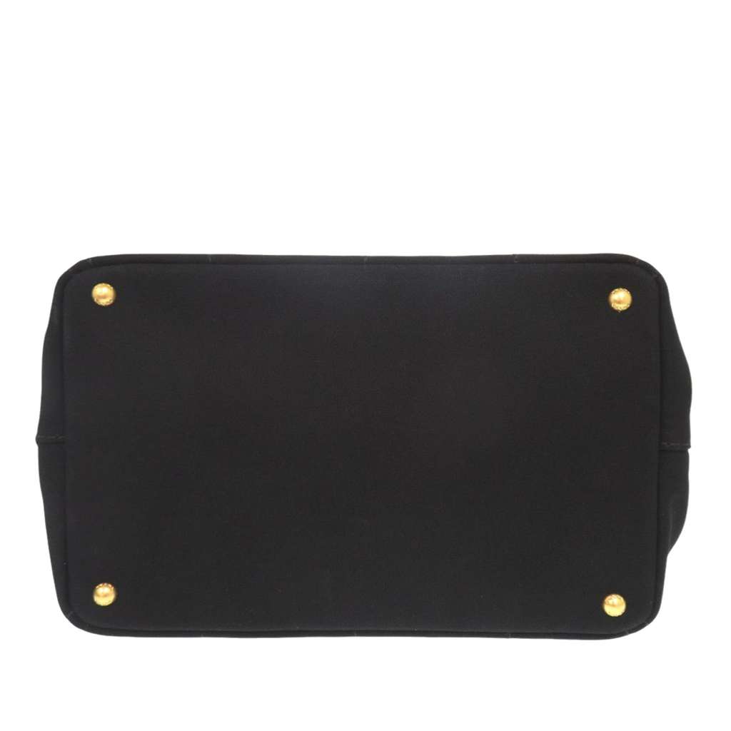 Prada Canvas Canapa Logo Satchel Black Canvas Very good condition - Inside View