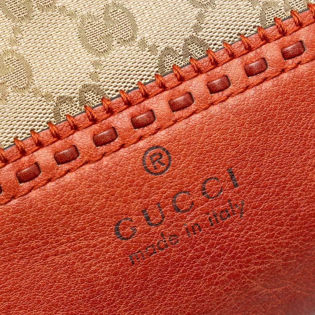 Gucci Large GG Canvas Laidback Crafty Tote Beige Very good condition - Box View