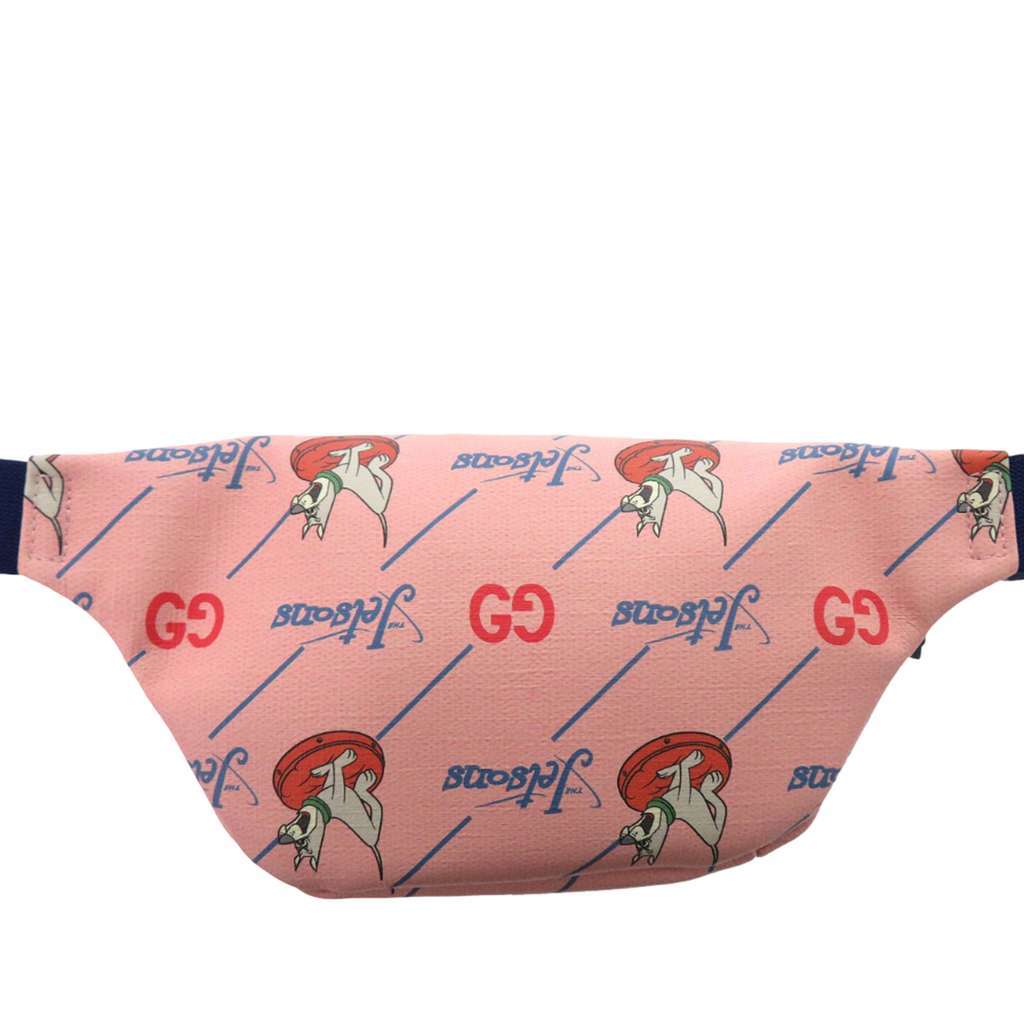 Gucci The Jetsons Kids Interlocking G Coated Canvas Astro Belt Bag Pink Canvas Very good condition - Back View