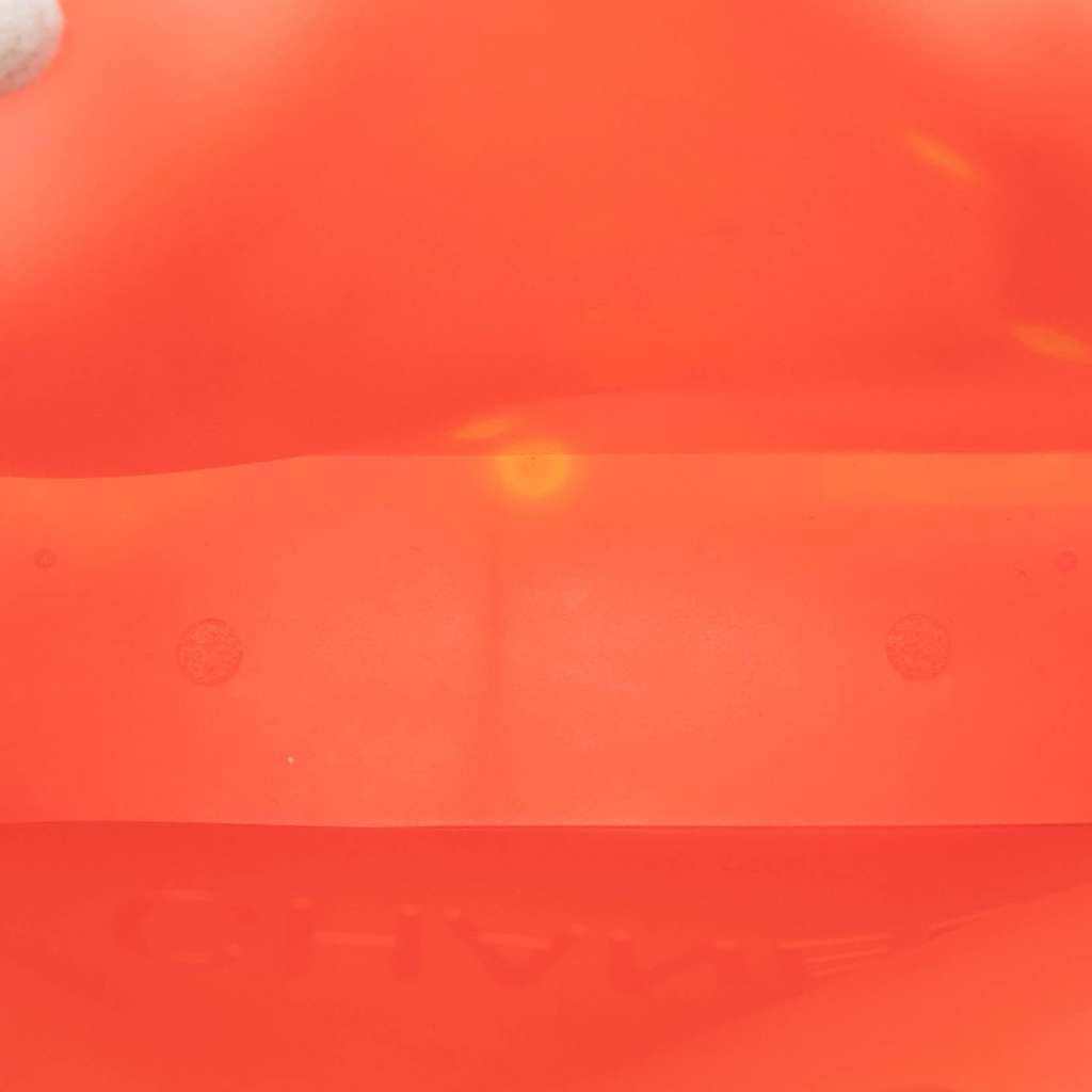 Chanel Rubber Logo Jelly Tote Orange Good - Model View
