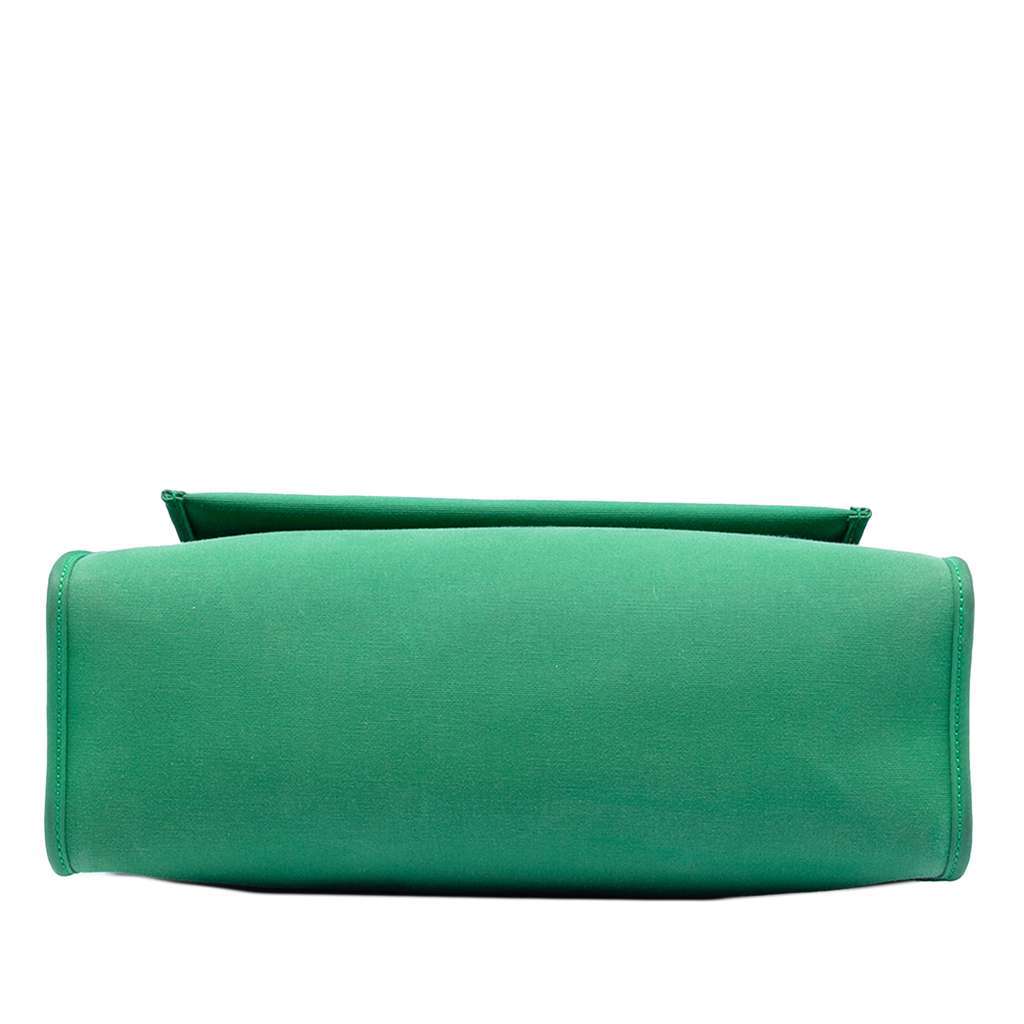Hermès Toile Herbag Zip 31 Green Canvas Very good - Inside View