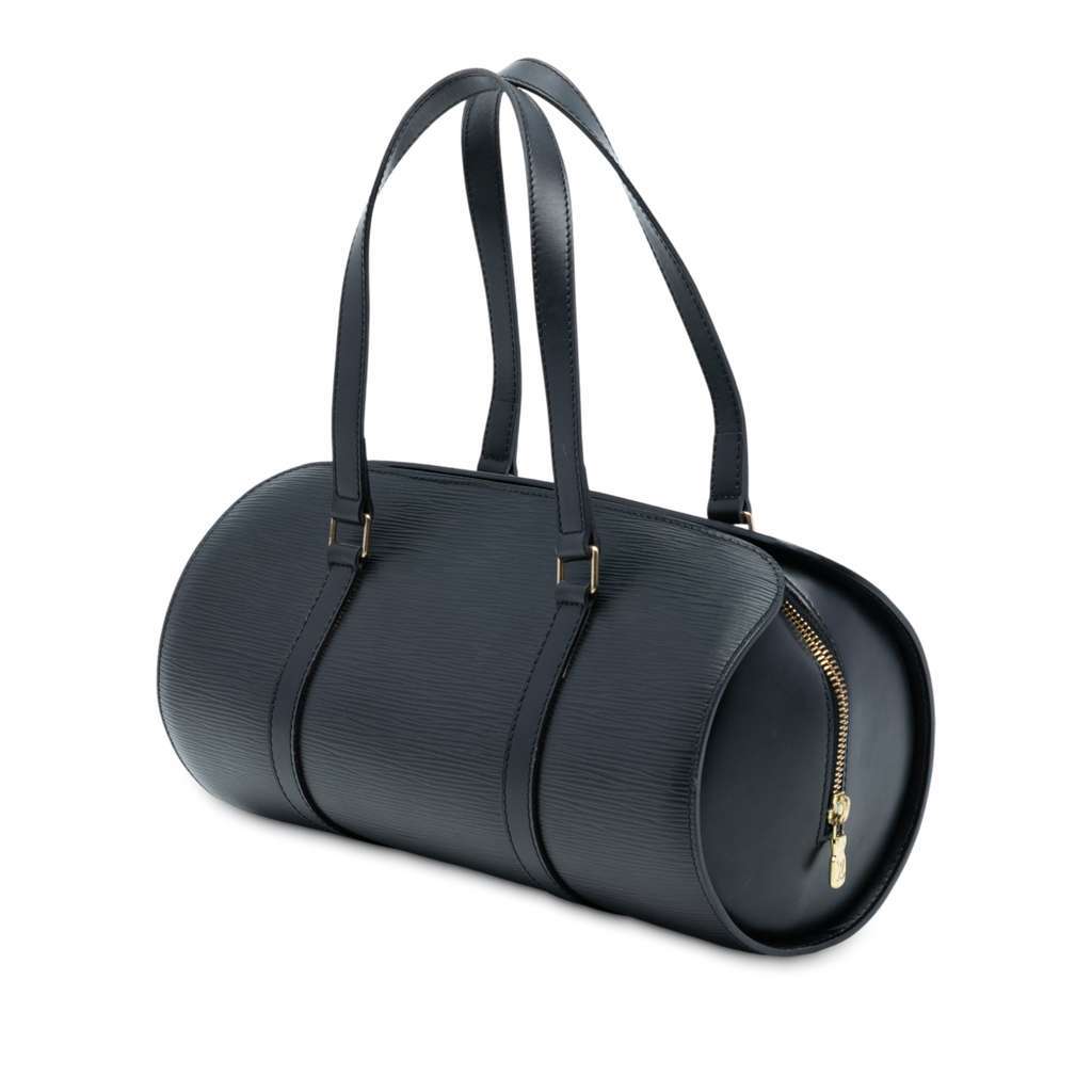 Louis Vuitton Epi Soufflot Black Leather Very good condition - Back View