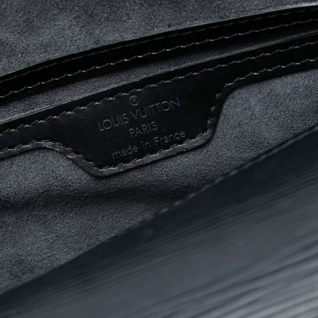 Louis Vuitton Epi Soufflot Black Leather Very good condition - Box View