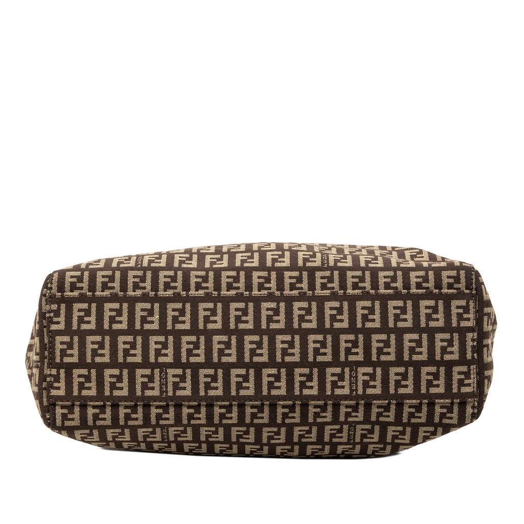 Fendi Zucchino Canvas Tote Brown Canvas Very good - Inside View