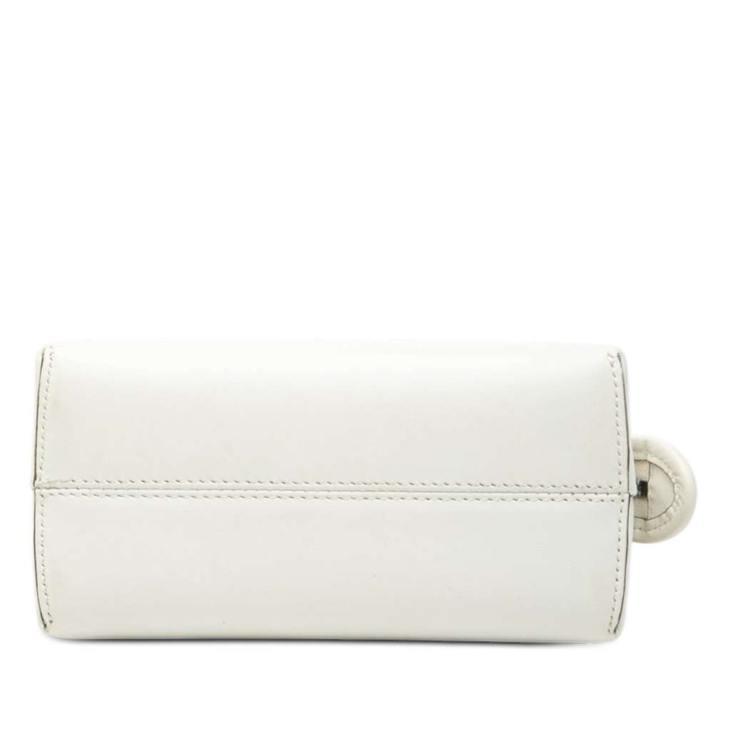 Fendi Mini Leather By The Way Roma Satchel White Leather Very good - Inside View
