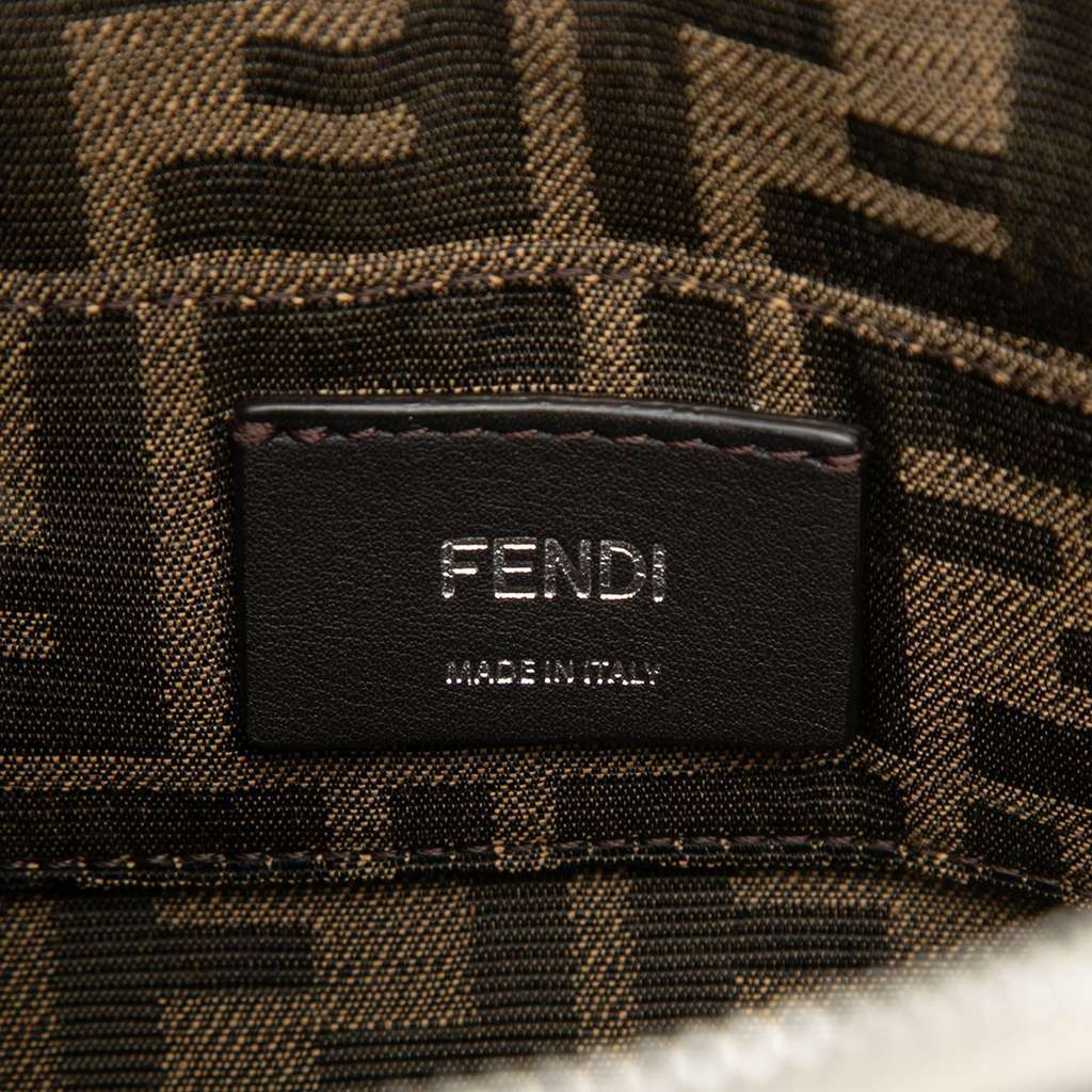 Fendi Mini Leather By The Way Roma Satchel White Leather Very good - Box View