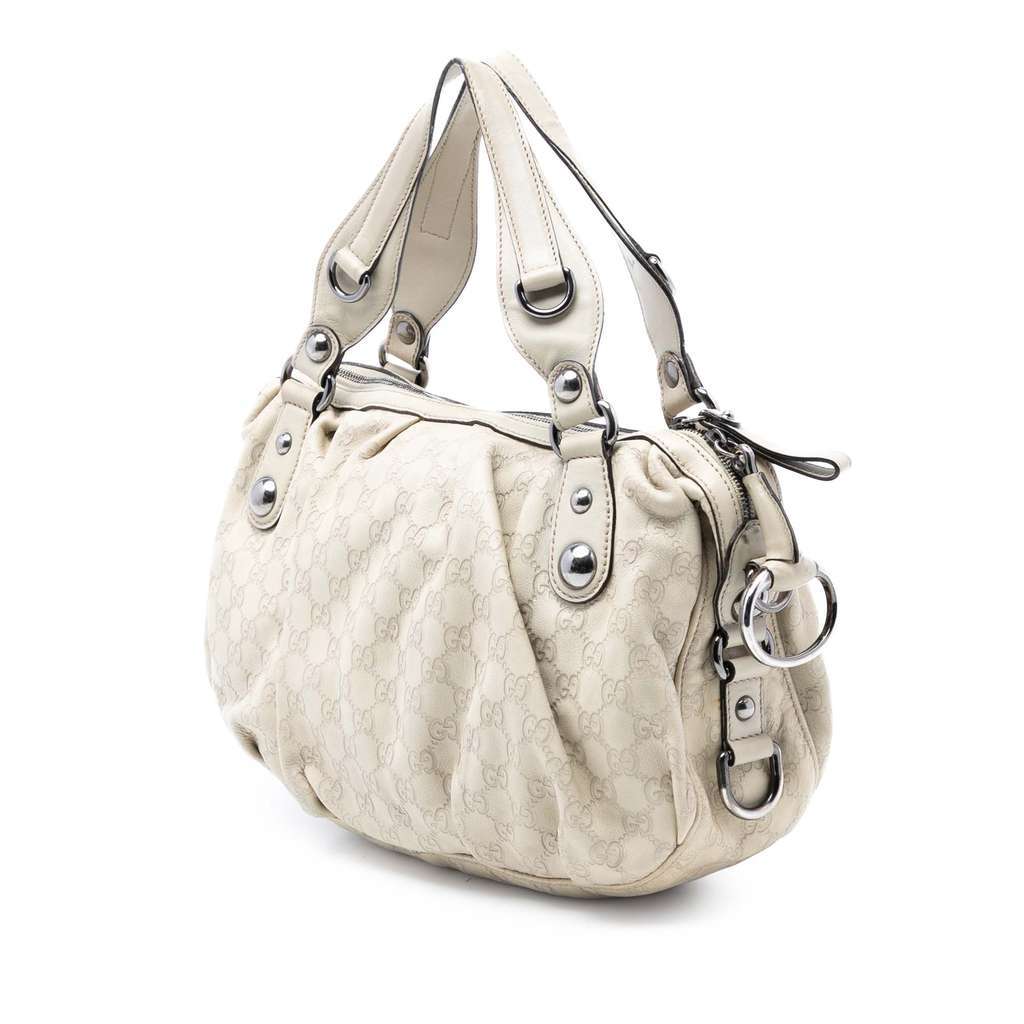Gucci Guccissima Icon Bit Satchel Brown Leather Very good - Back View