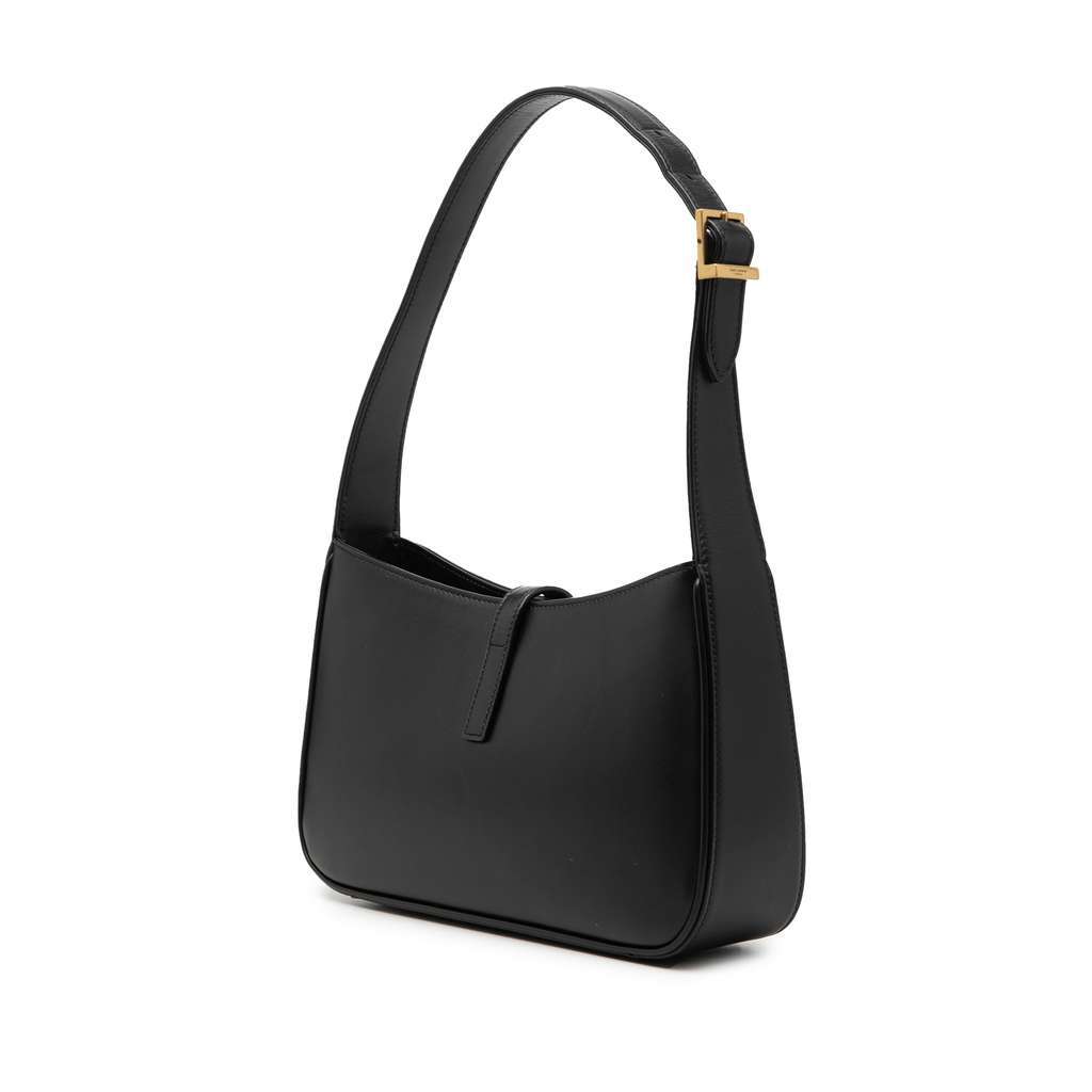Saint Laurent Smooth Calfskin Le 5 a 7 Black Leather Very good condition - Back View