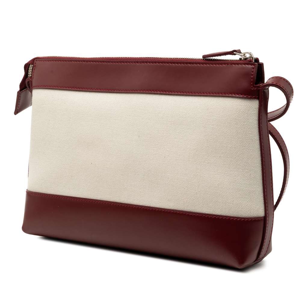 Balenciaga Canvas Logo Crossbody Brown Canvas Very good condition - Back View