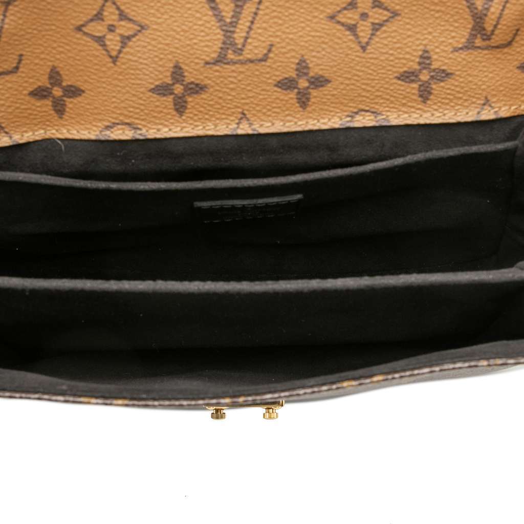 Louis Vuitton Monogram Reverse Pochette Metis Brown Very good condition - Model View