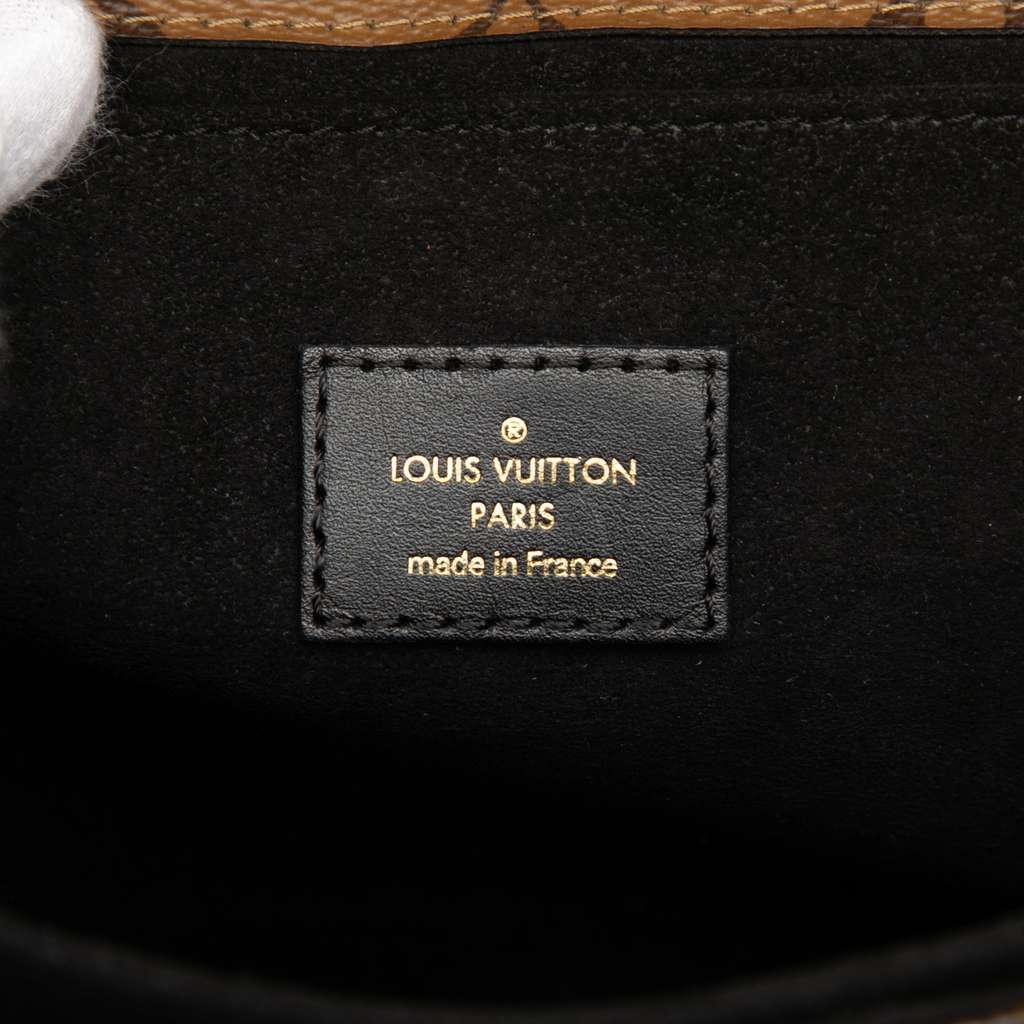 Louis Vuitton Monogram Reverse Pochette Metis Brown Very good condition - Box View