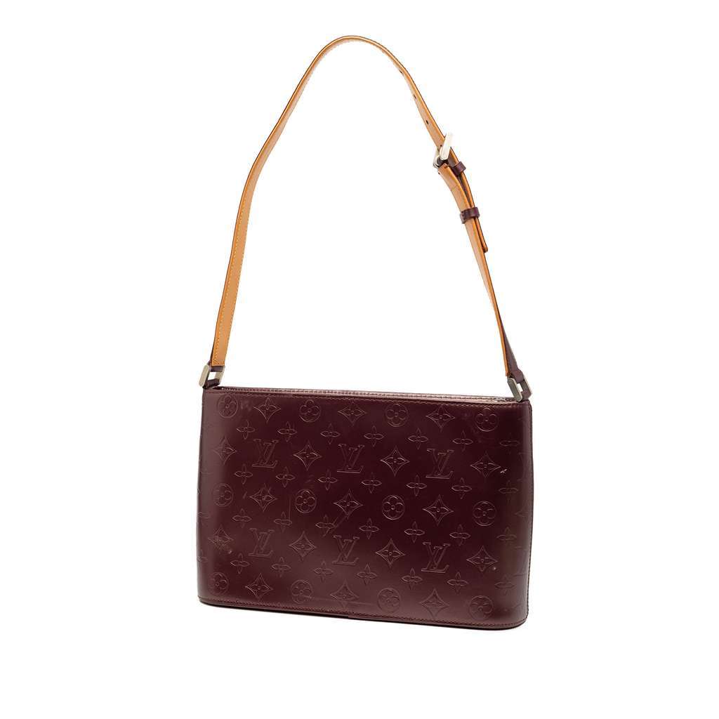 Louis Vuitton Monogram Mat Alston Red Leather Very good condition - Back View