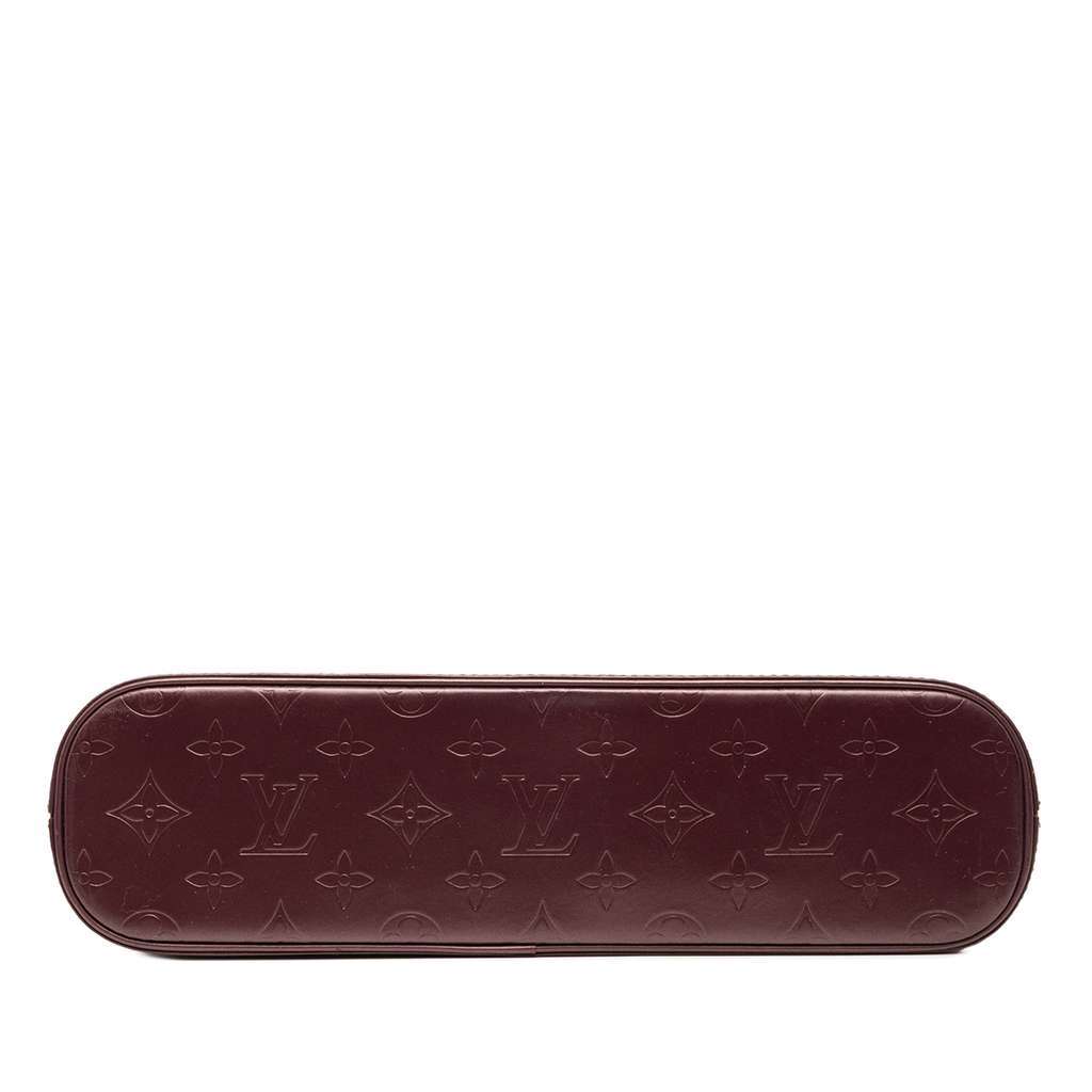 Louis Vuitton Monogram Mat Alston Red Leather Very good condition - Inside View