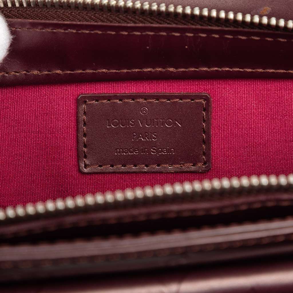 Louis Vuitton Monogram Mat Alston Red Leather Very good condition - Box View