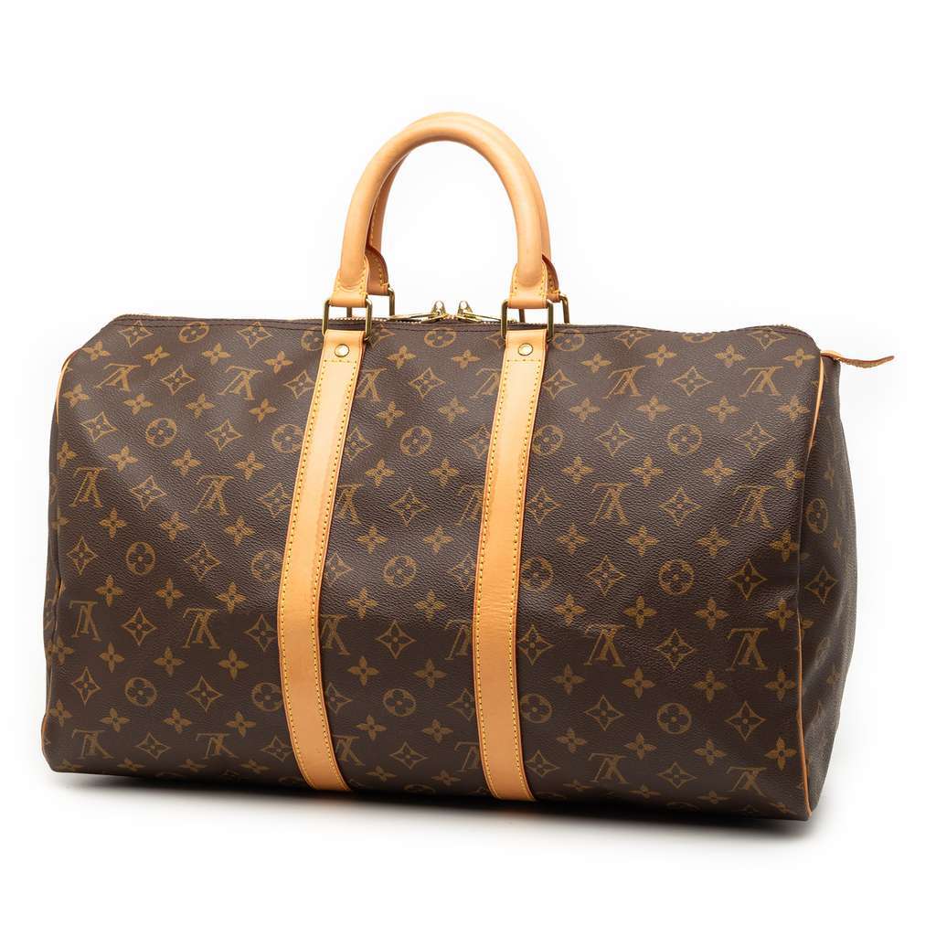 Louis Vuitton Monogram Keepall 45 Brown Very good condition - Back View
