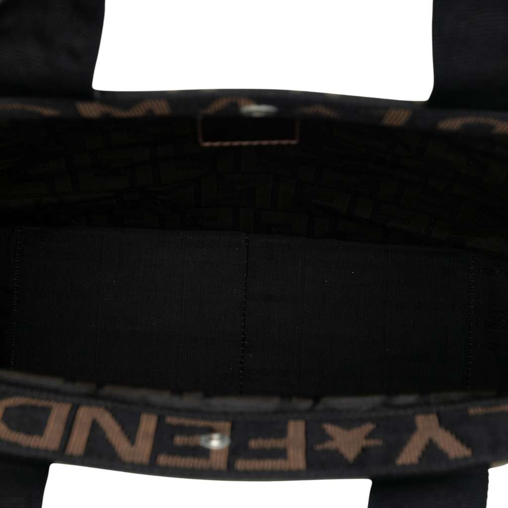 Fendi Zucca Canvas Shopping Tote Brown Canvas Very good condition - Model View